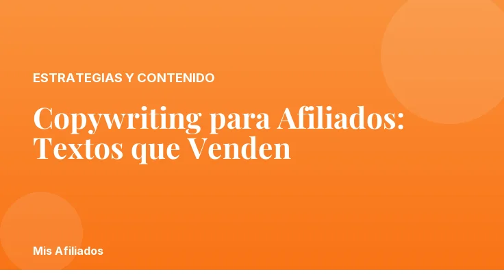 Copywriting para Afiliados: Textos que Venden